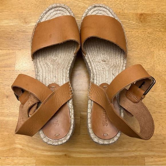 SOLUDOS Leather Espadrilles Sandals - Picture 6 of 7